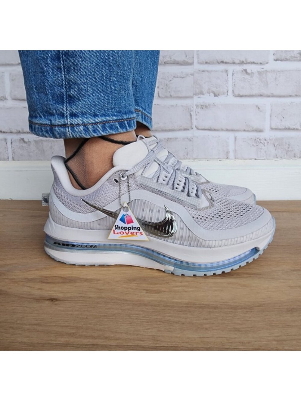 ⭐Nike Pegasus Premium Size 7.5 Women's Road Running Shoes Silver HQ2593-005⭐ - Picture 2 of 12